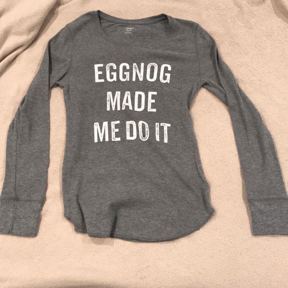 Two Christmas long sleeve t-shirts